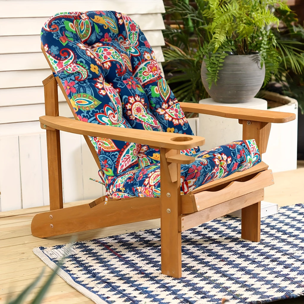 Coussin de chaise Adirondack dossier haut, 10 cm capitonné