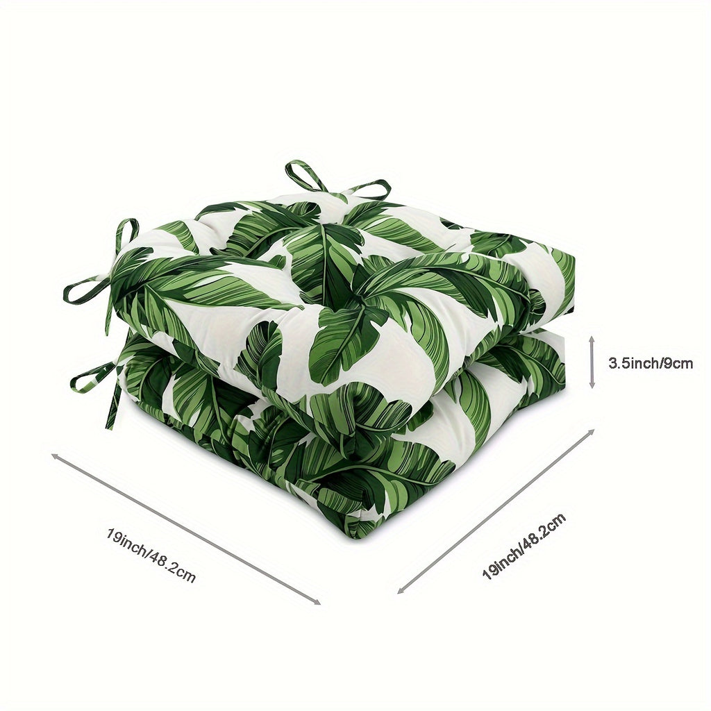 Coussin de chaise d'extérieur en Oxford 48x48 cm, lot de 2