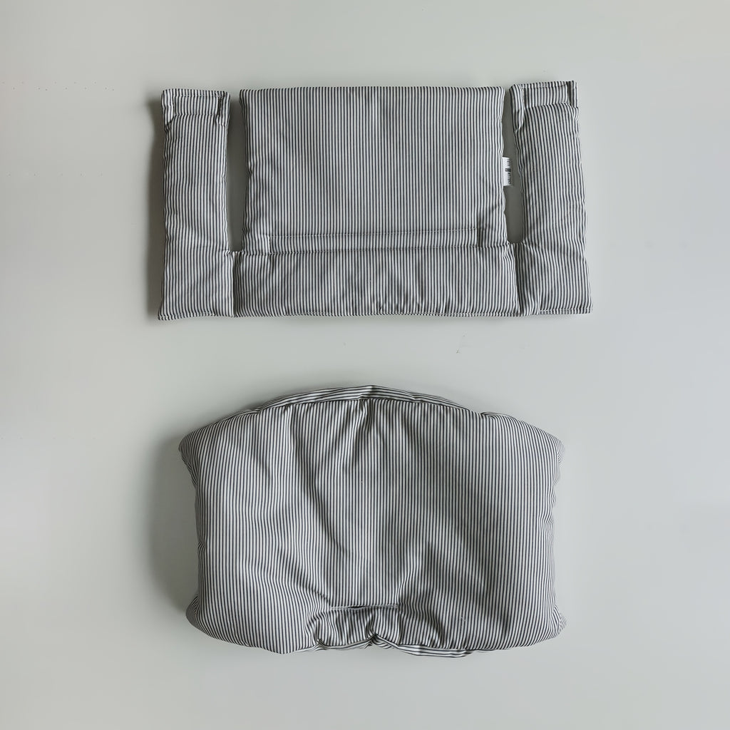 Coussin de chaise haute pour bébé, assise et dossier imprimés