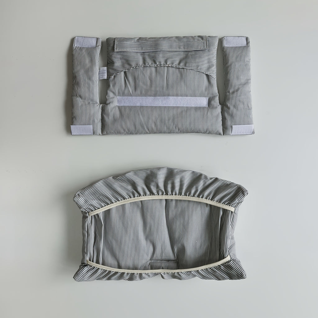 Coussin de chaise haute pour bébé, assise et dossier imprimés