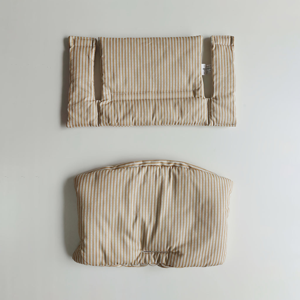 Coussin de chaise haute pour bébé, assise et dossier imprimés