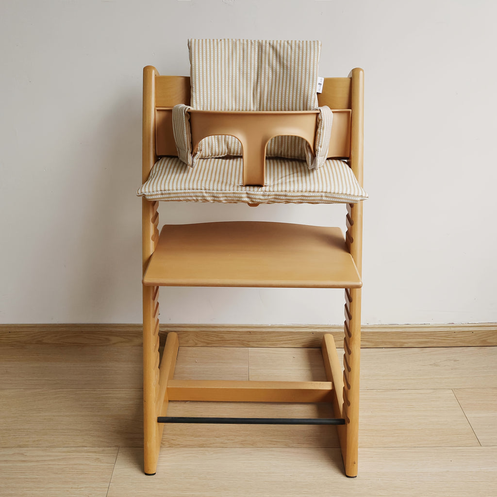 Coussin de chaise haute pour bébé, assise et dossier imprimés