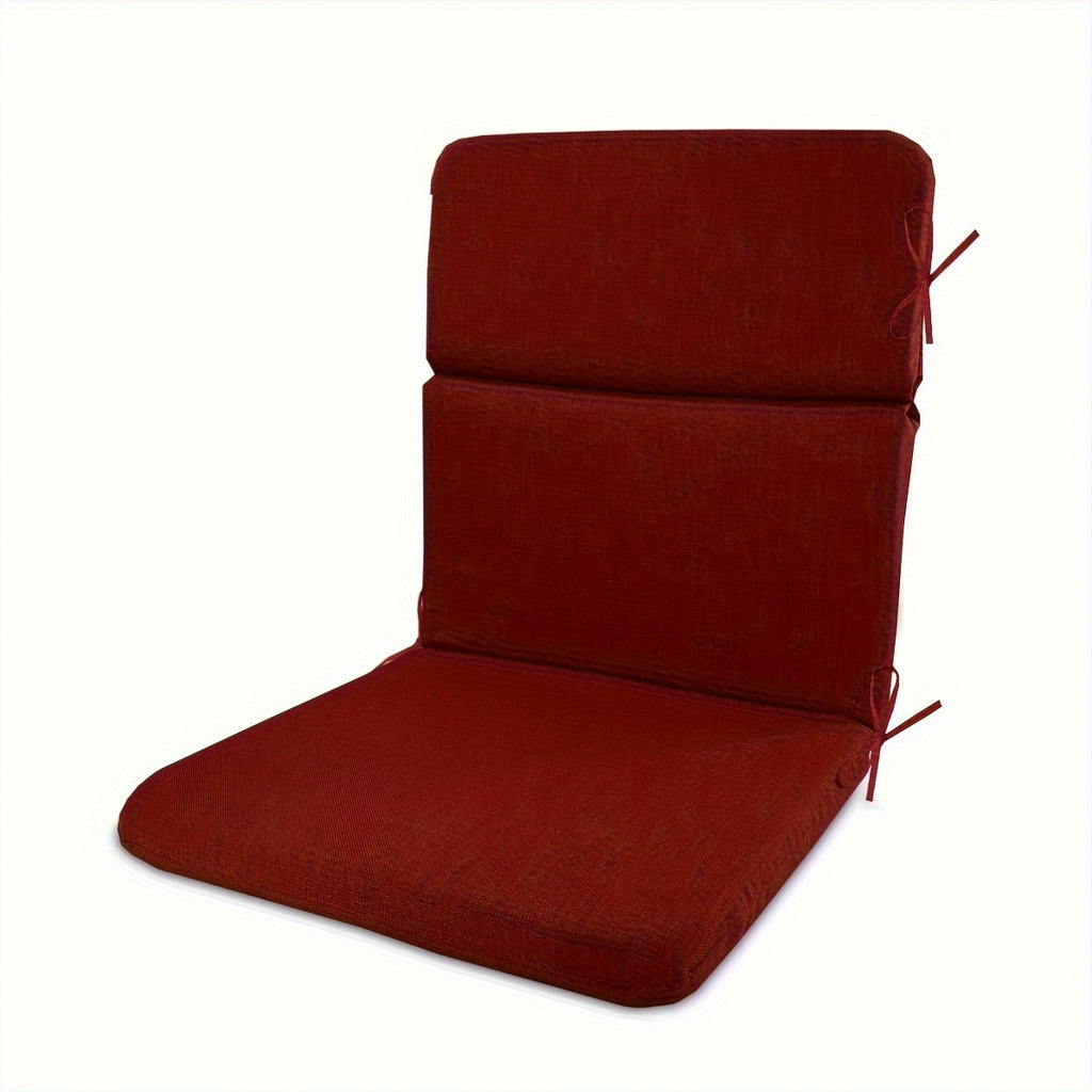 Coussin de chaise de jardin dossier haut, 112 cm, 10 coloris