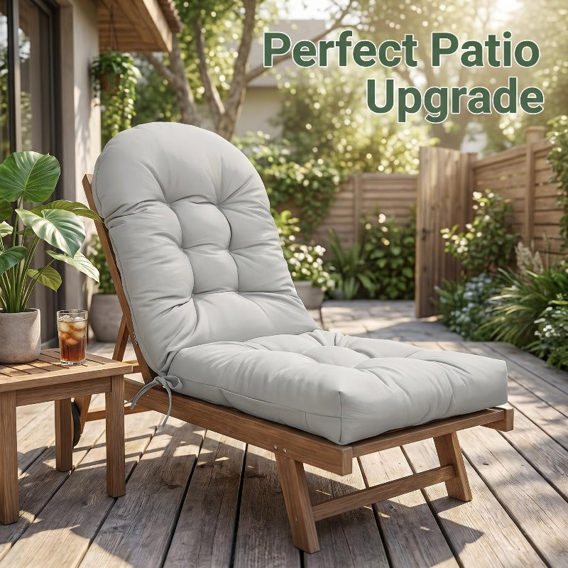 Coussin de chaise de jardin dossier haut et assise — vue 10