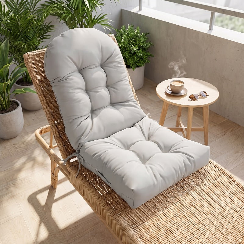 Coussin de chaise de jardin dossier haut et assise — vue 11