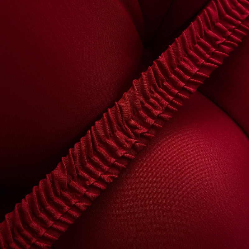 Coussin de chaise longue 120x50 cm rouge, dossier et assise