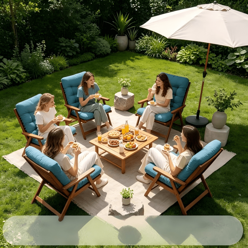 Coussin de chaise longue de jardin, lot de 4, 85 x 45 cm