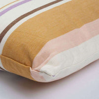 Coussin de chaise à rayures tissées