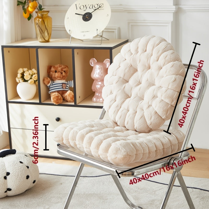 Coussin de chaise 40x40 assise et dossier, parure de 2 pièces