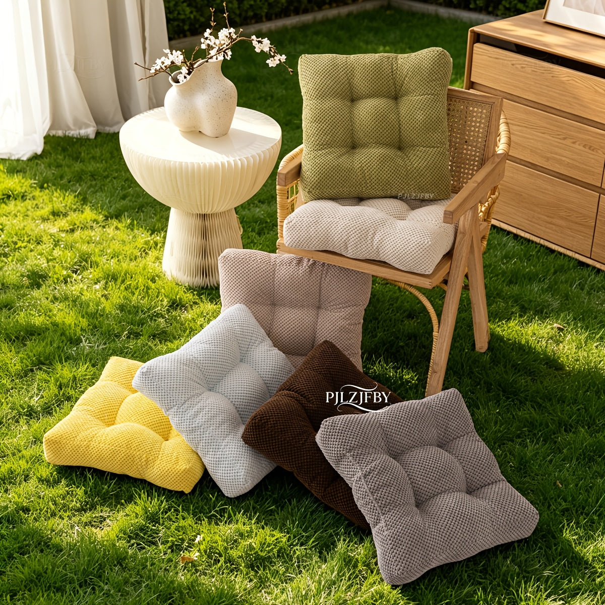 Coussin de chaise, d'épaisseur, maille gaufrée — vue 11 Image