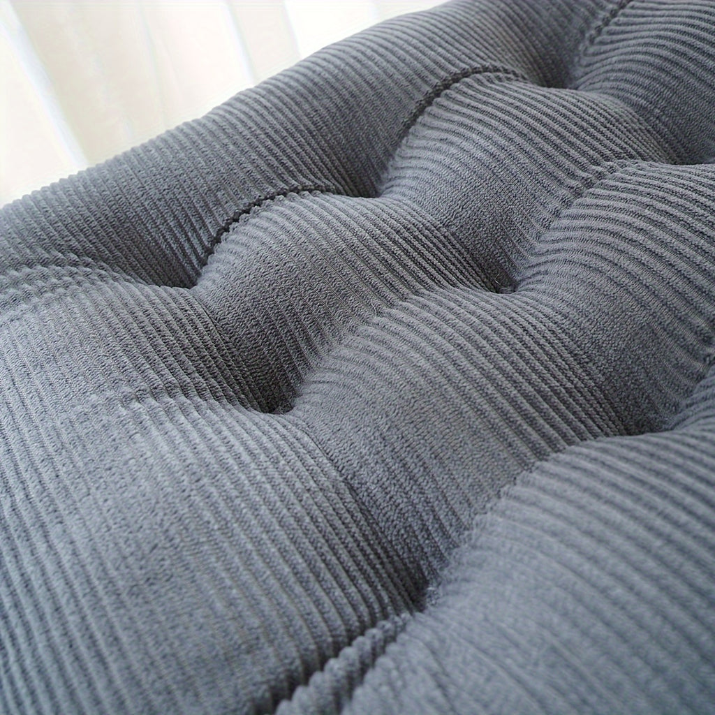 Coussin de chaise 40x40 en velours côtelé, lot de 2 pièces