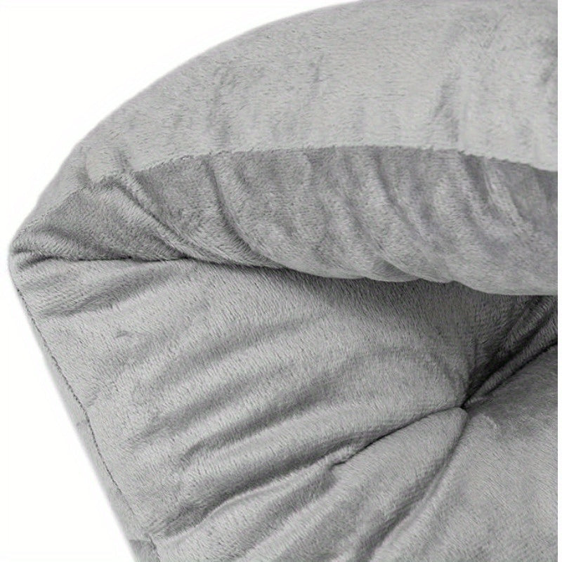 Coussin de chaise 40x40 en velours souple, lot de 6 teintes