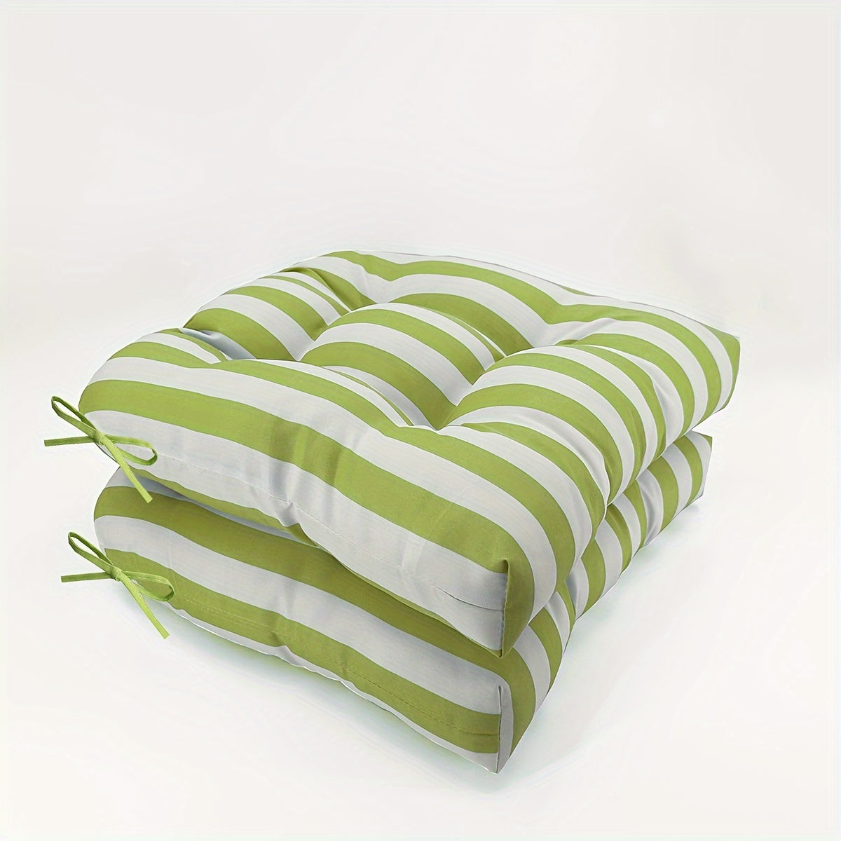 Coussin de chaise 48x48x9 cm tissu Oxford, lot de 2, 9 coloris