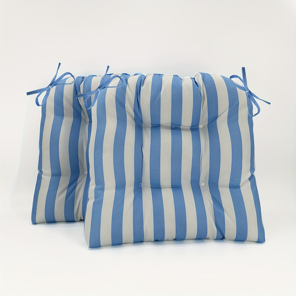 Rayures Bleues Et Blanches / 48.2*48.2*9cm