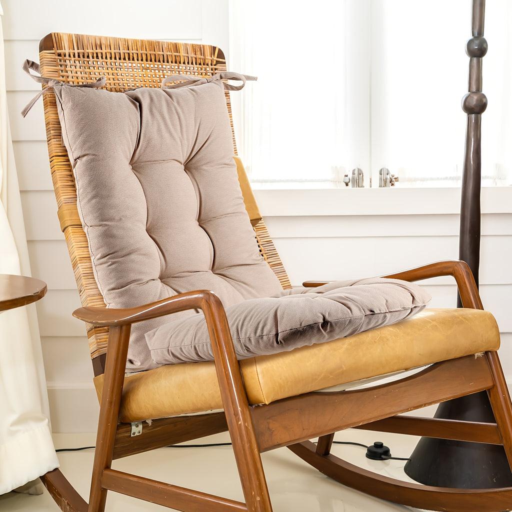 Coussin de chaise avec dossier taupe, assise et dossier