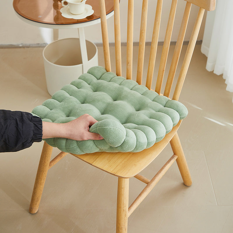 Coussin de chaise biscuit 40x40 assise et dossier, 6 teintes