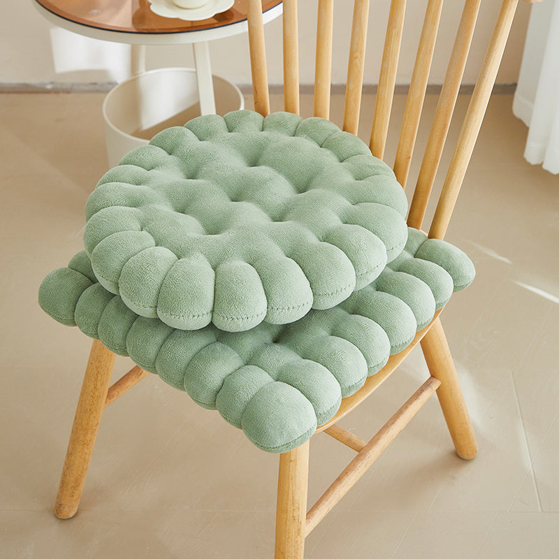 Coussin de chaise biscuit 40x40 assise et dossier, 6 teintes