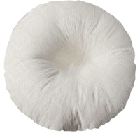 Coussin de chaise rond à motif géométrique