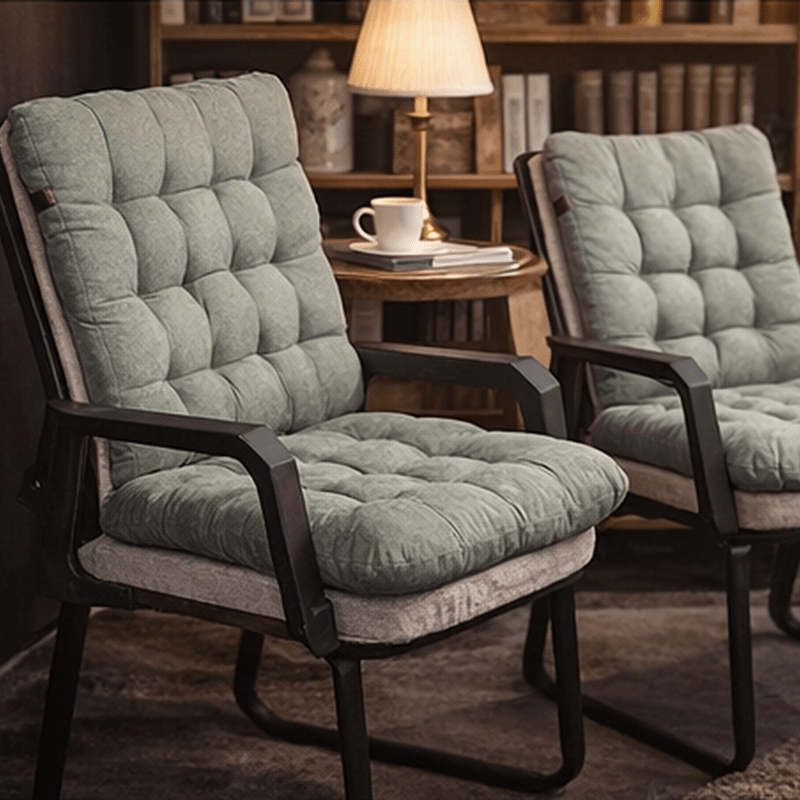 Coussin de chaise de bureau assise et dossier, lot de 2
