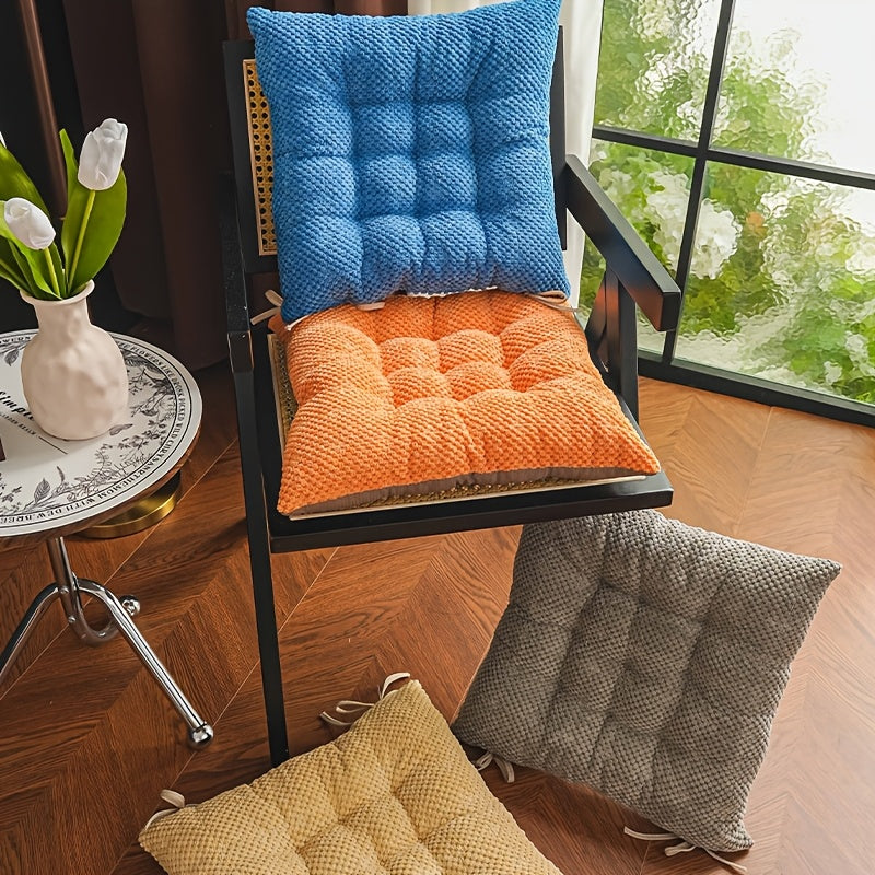 Coussin de chaise capitonné 40x40 à dessous antidérapant
