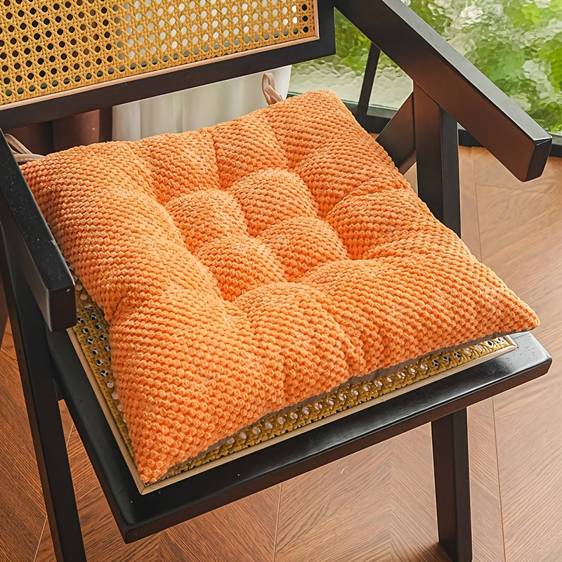 Coussin de chaise capitonné 40x40 à dessous antidérapant