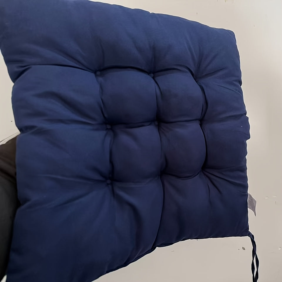Coussin de chaise carré 40x40 orange, ensemble de 5 pièces