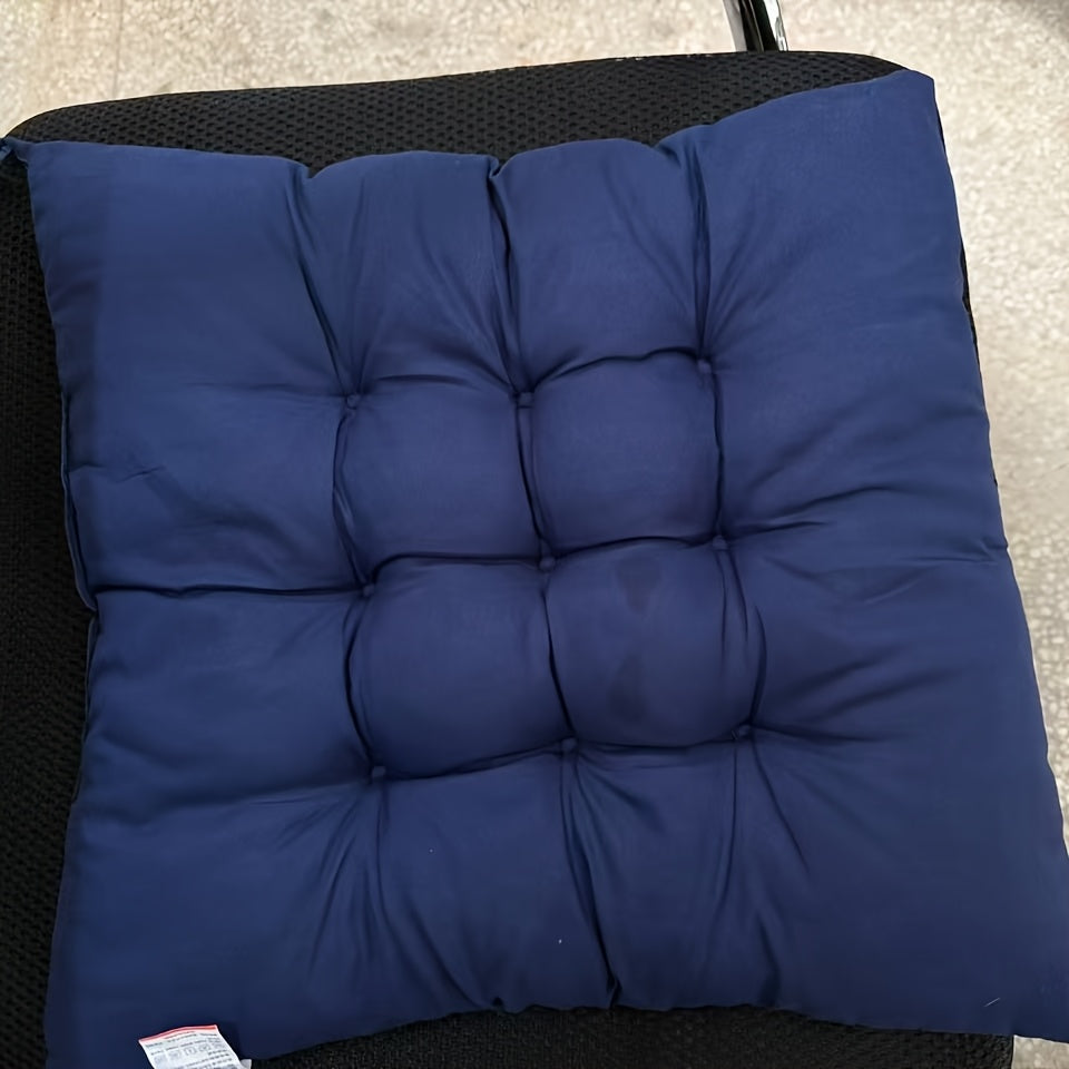 Coussin de chaise carré 40x40 orange, ensemble de 5 pièces
