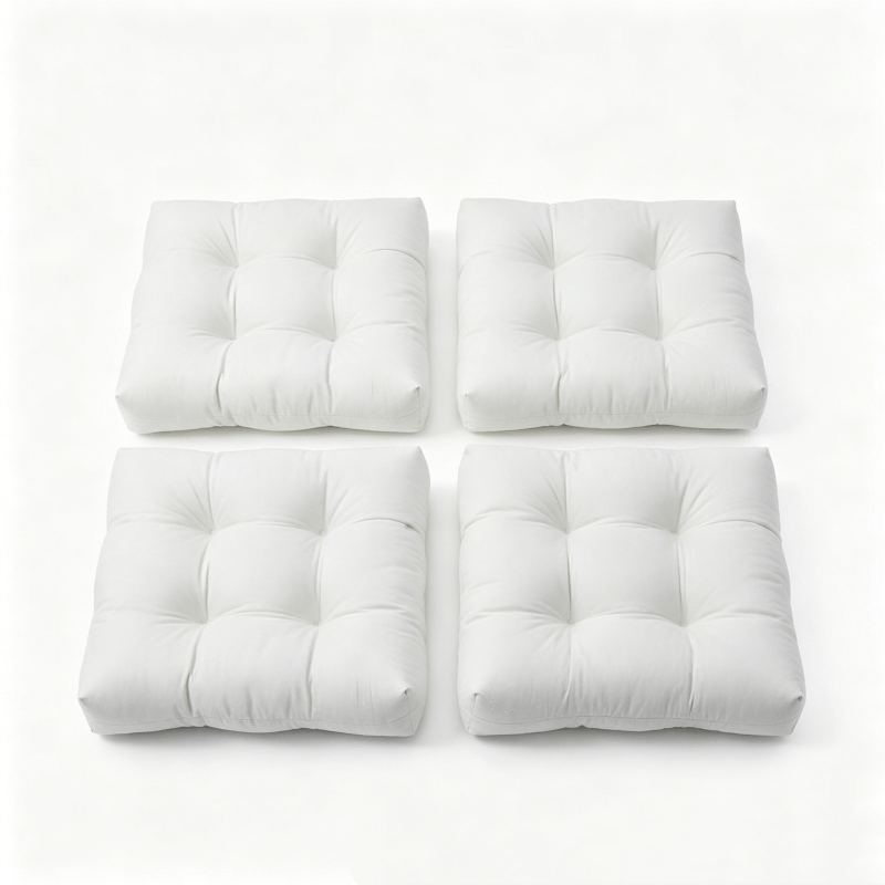 Blanc / Version améliorée 48x48cm (Lot de 4) Image
