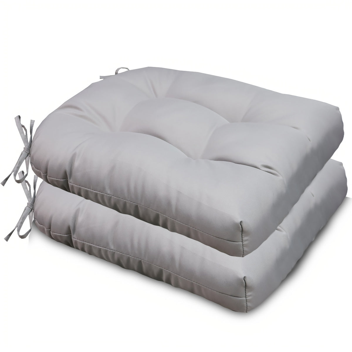 Coussin de chaise carré épais 48x48x9 cm, vendu par lot de 2
