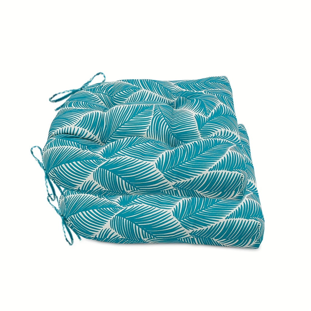feuilles bleues / 48.2*48.2*9cm