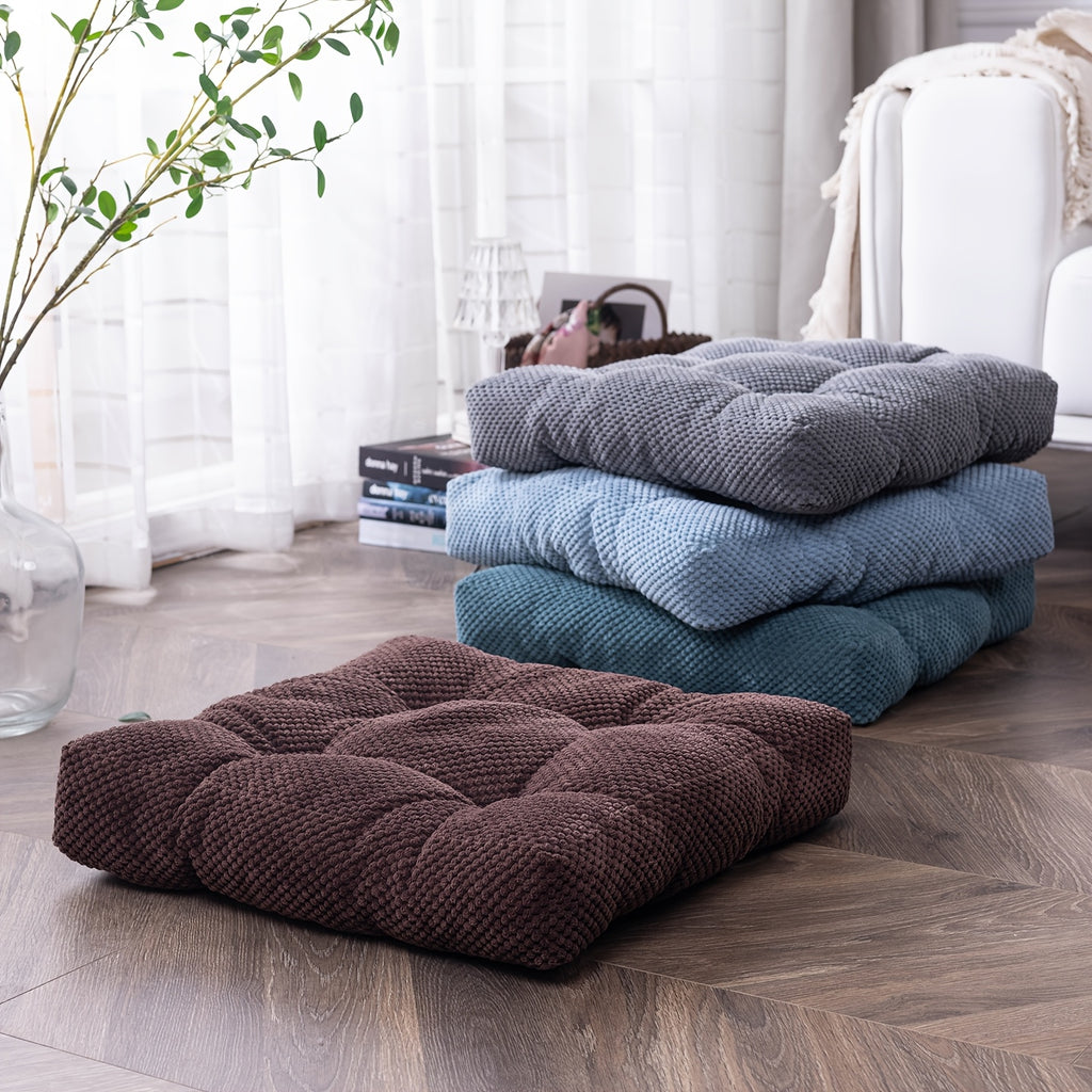 Coussin de chaise carré et épais de 9 cm, 40x40 ou 45x45