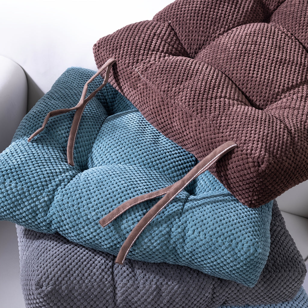 Coussin de chaise carré et épais de 9 cm, 40x40 ou 45x45