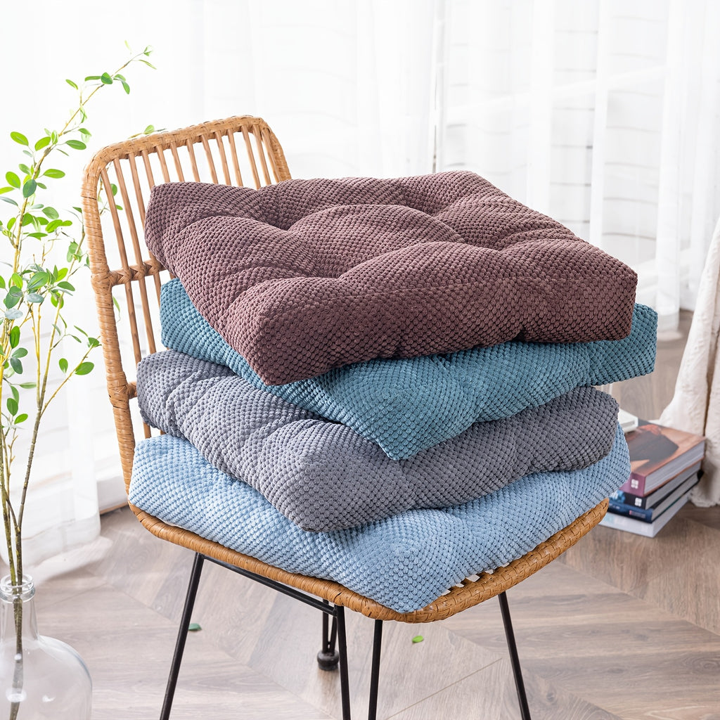 Coussin de chaise carré et épais de 9 cm, 40x40 ou 45x45