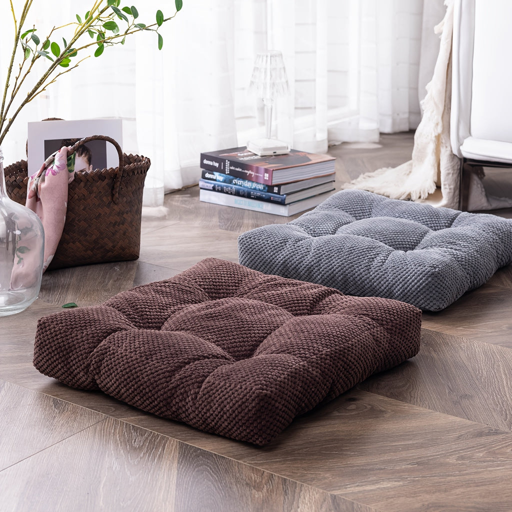Coussin de chaise carré et épais de 9 cm, 40x40 ou 45x45