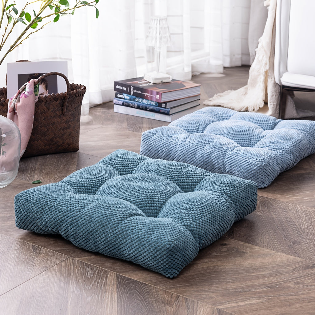 Coussin de chaise carré et épais de 9 cm, 40x40 ou 45x45