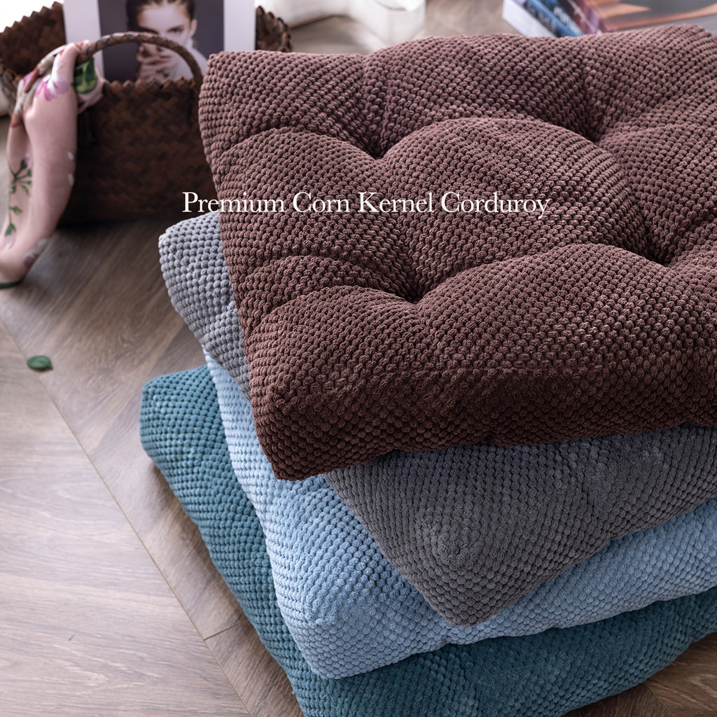 Coussin de chaise carré et épais de 9 cm, 40x40 ou 45x45