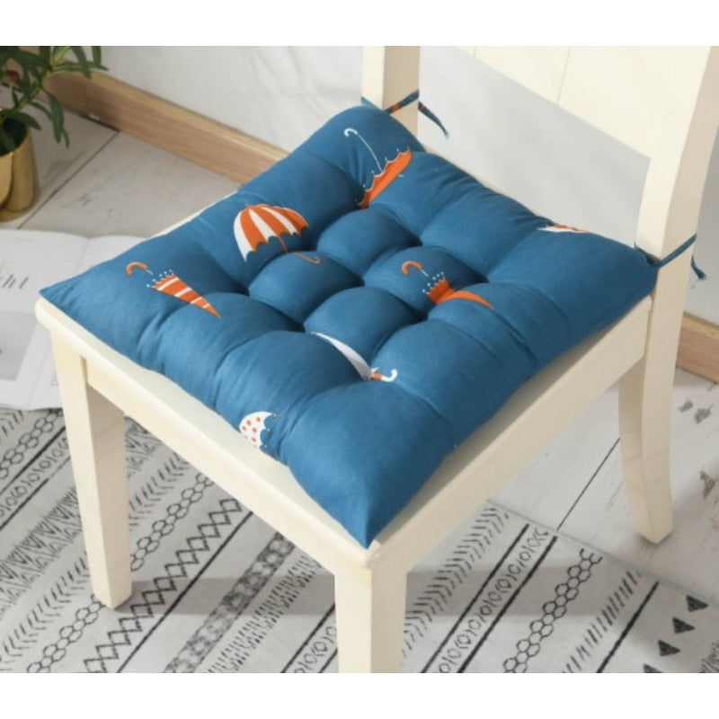 Coussin de chaise carré en tissu Oxford matelassé, lot de 2 — vue 10
