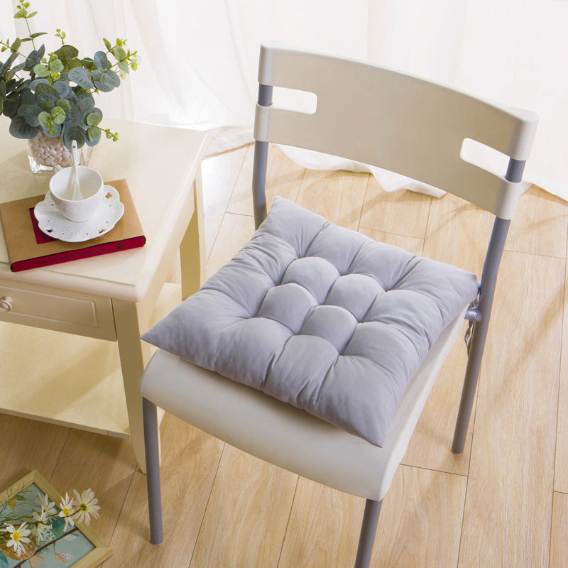 Coussin de chaise carré en tissu Oxford matelassé, lot de 2