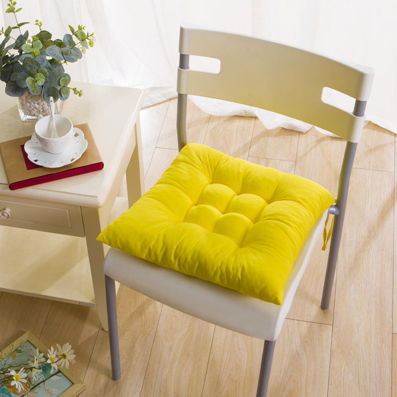 Coussin de chaise carré en tissu Oxford matelassé, lot de 2