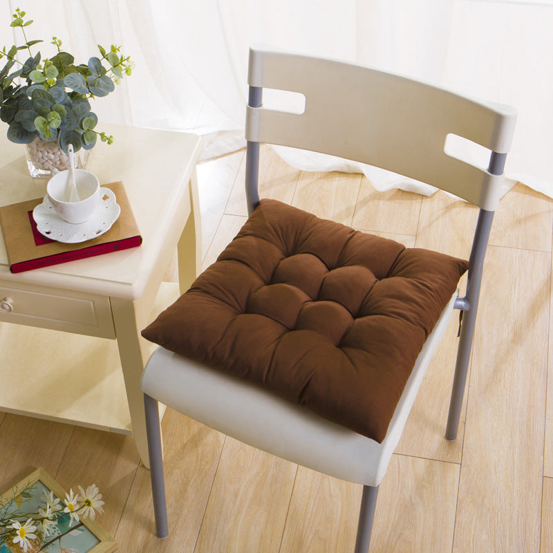 Coussin de chaise carré en tissu Oxford matelassé, lot de 2