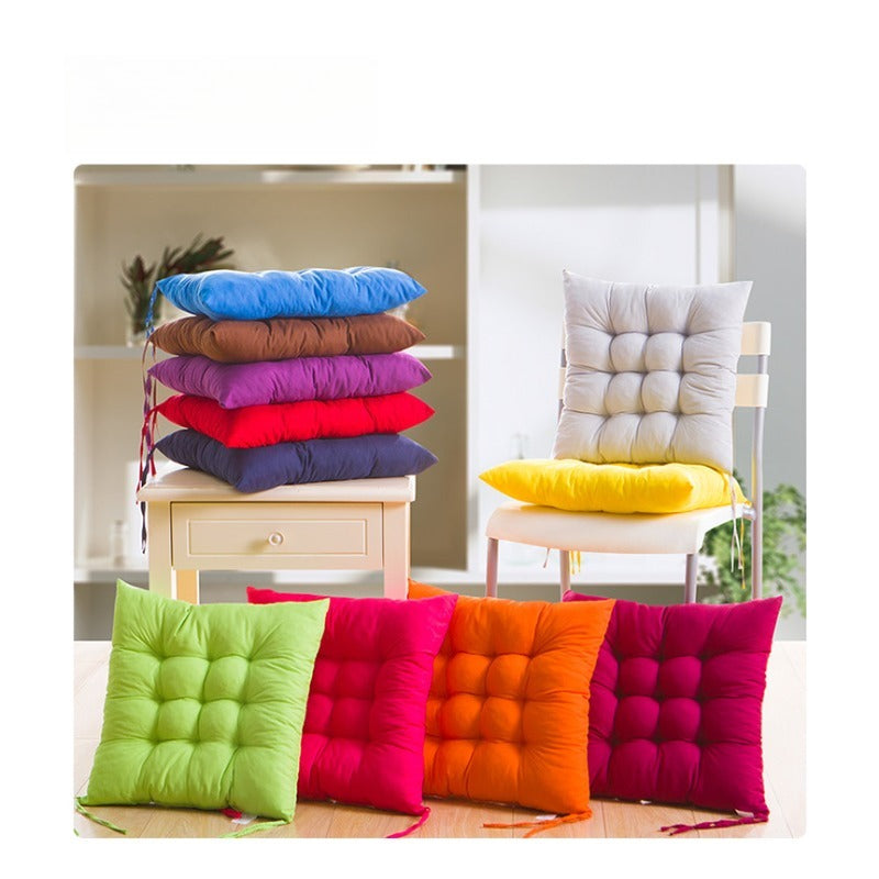 Coussin de chaise carré en tissu Oxford matelassé, lot de 2 — vue 7