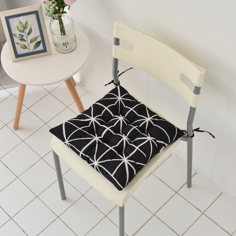 Coussin de chaise carré en tissu Oxford matelassé, lot de 2 — vue 9