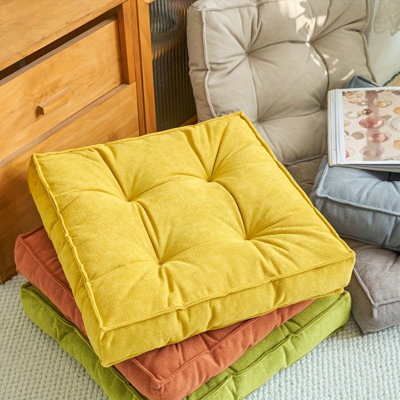 Coussin de chaise en chenille, trois