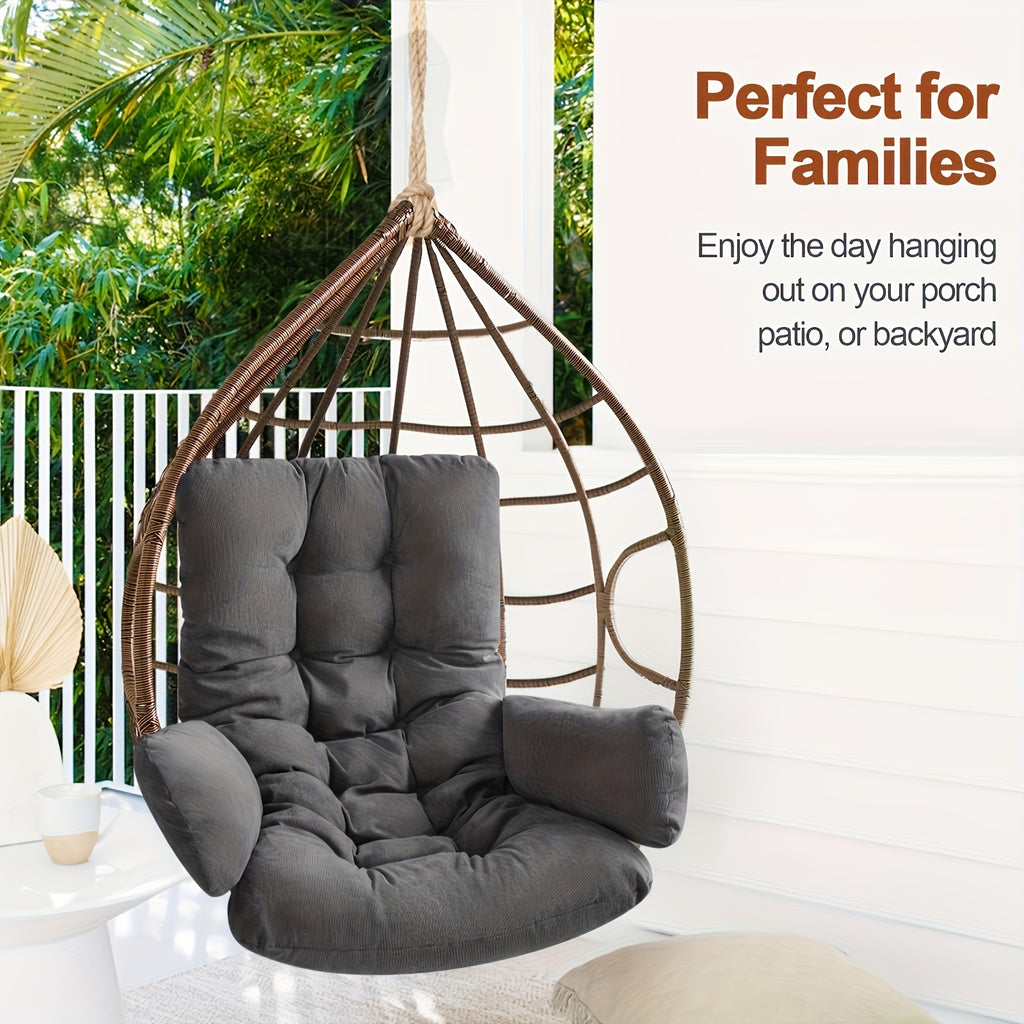 Coussin de chaise de jardin 120 cm avec accoudoirs, 6 teintes
