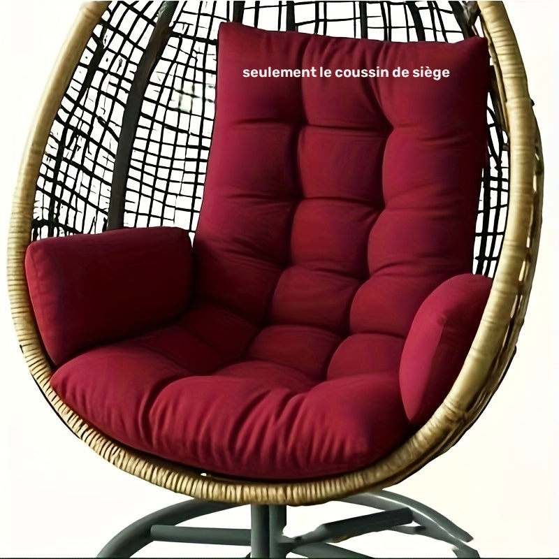 Coussin de chaise de jardin 120 cm avec accoudoirs, 6 teintes