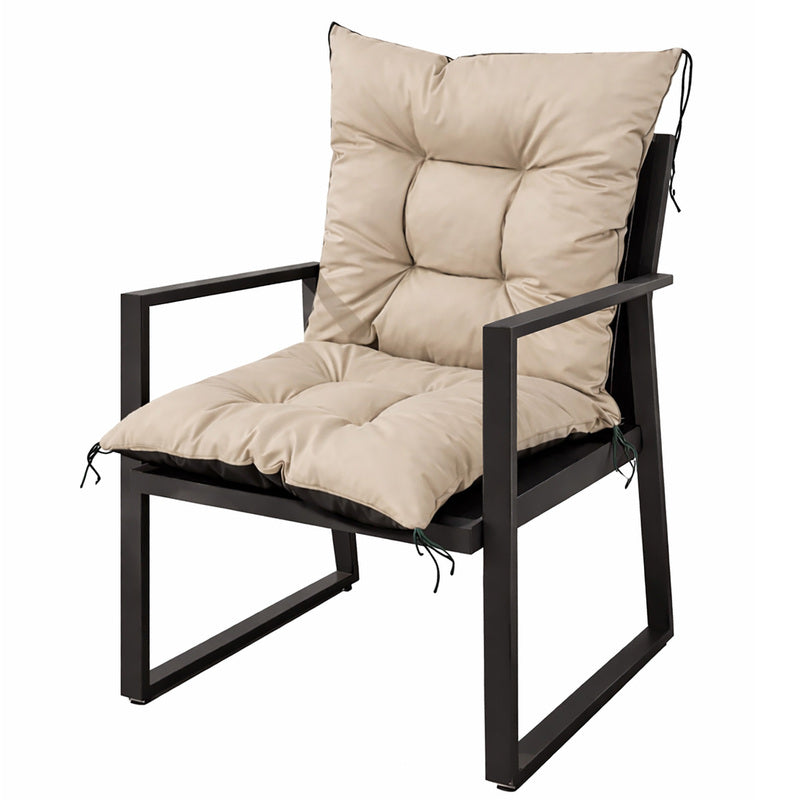 Coussin de chaise de jardin 50x50 assise et dossier, déperlant