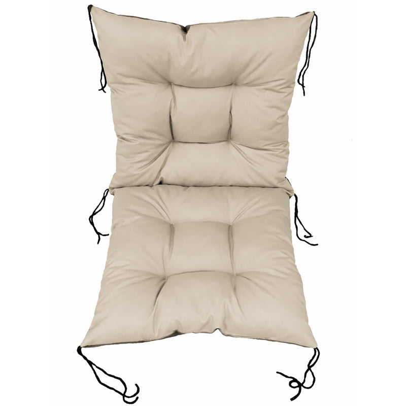 Coussin de chaise de jardin 50x50 assise et dossier, déperlant