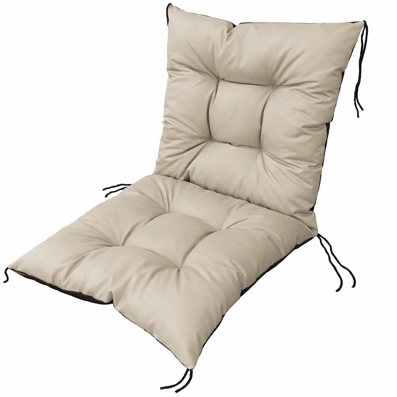 Coussin de chaise de jardin 50x50 assise et dossier, déperlant