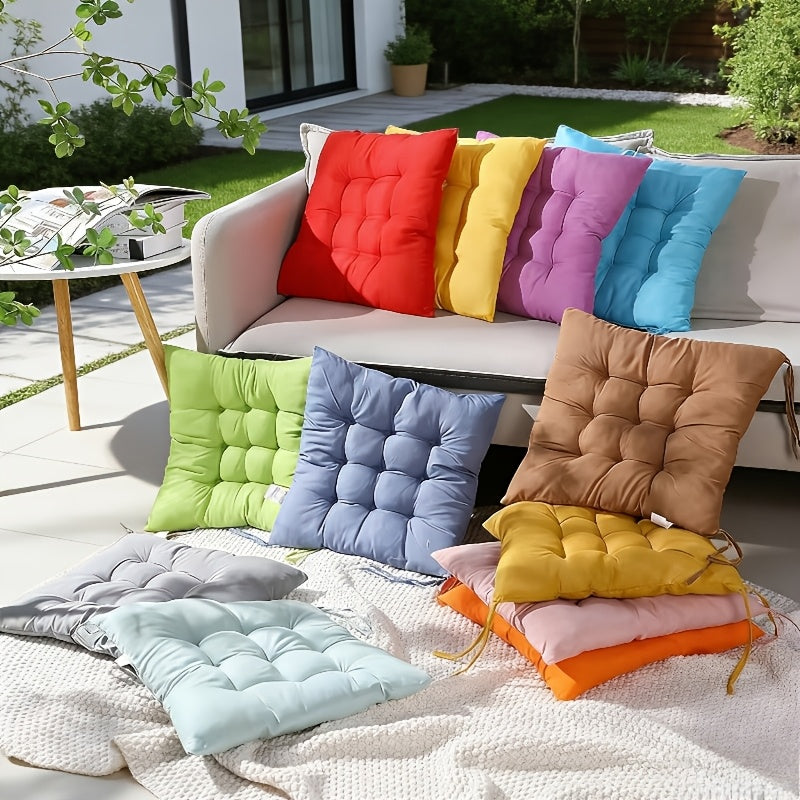 Coussin de chaise de jardin, lot de 4 en teintes sourdes