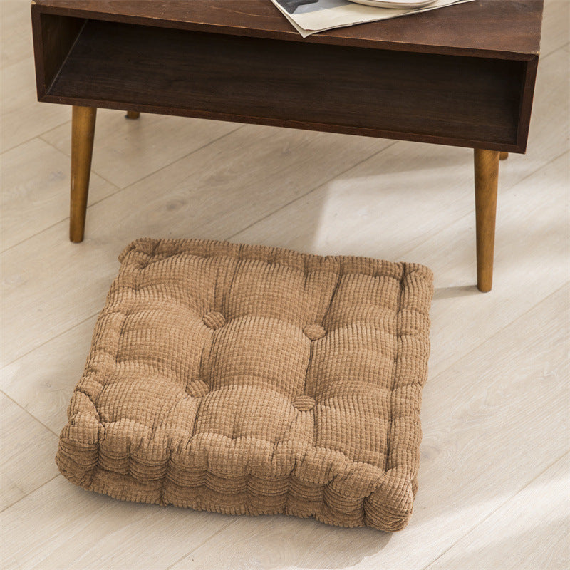 Coussin de chaise épais en maille côtelée maïs — vue 13